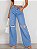 Calça Jeans Wide Leg Rasgo no Joelho - Imagem 1