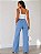 Calça Jeans Wide Leg Rasgo no Joelho - Imagem 4
