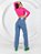 Calça Jeans Wide Leg Rasgada - Imagem 3
