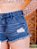 Short Jeans Hot Pants Curto Cintura Alta - Imagem 4