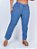 Calça Mom Jeans Plus Size Feminina Cintura Alta - Imagem 1