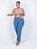 Calça Mom Jeans Plus Size Feminina Cintura Alta - Imagem 2