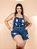 Macaquinho Jeans Plus Size - Imagem 1