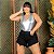 Kit Short Jeans Plus Size Preto e Branco - Imagem 4
