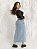 Saia Jeans Midi - Imagem 3