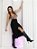 Saia Jeans Midi Preta - Imagem 3