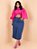 Saia Jeans Midi Plus Size - Imagem 3