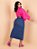 Saia Jeans Midi Plus Size - Imagem 4