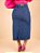 Saia Jeans Midi Plus Size - Imagem 5