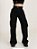 Calça Jeans Cargo Preta - Imagem 1