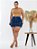 Saia Jeans Cargo Plus Size - Imagem 2