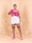 Saia Plus Size Branca Com Strass - Imagem 2