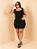 Cropped Jeans Preto Plus Size - Imagem 2