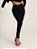 Calça Jeans Feminina Skinny Preta - Imagem 1