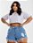 Short Jeans Plus Size Lavagem Clara - Imagem 4