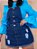 Macaquinho Short Saia Jeans Plus Size - Imagem 2
