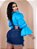 Macaquinho Short Saia Jeans Plus Size - Imagem 4