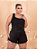 Short Jeans Plus Size Preto Com Strass - Imagem 4