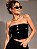 Cropped Jeans Tomara que Caia Preto - Imagem 3