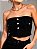 Cropped Jeans Tomara que Caia Preto - Imagem 1