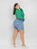 Short Jeans Plus Size Bermudinha Barra Feita - Imagem 4