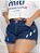 Short Jeans Plus Size Barra Desfiada - Imagem 1
