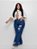 Calça Jeans Wide Leg Plus Size Destroyed - Imagem 3