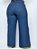 Calça Jeans Wide Leg Plus Size Com Fenda - Imagem 5