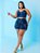 Conjunto Jeans Cargo Plus Size - Imagem 2