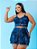 Conjunto Jeans Cargo Plus Size - Imagem 1