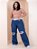 Calça Wide Leg Plus Size Com Cinto - Imagem 2