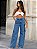 Calça Jeans Wide Leg Cargo - Imagem 3