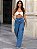 Calça Jeans Wide Leg Cargo - Imagem 2