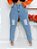 Calça Jeans Mom Plus Size Destroyed - Imagem 1