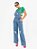 Macacão Wide Leg Jeans - Imagem 1