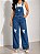 Macacão Wide Leg Jeans - Imagem 1