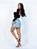 Saia Jeans Cargo Bolsos Laterais - Imagem 4