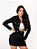 Saia Cargo Jeans Preta - Imagem 3