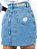 Saia Jeans Cintura Alta Curta - Imagem 6