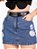 Saia Jeans Cintura Alta Com Cinto - Imagem 1