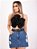 Saia Jeans Cintura Alta Com Cinto - Imagem 3
