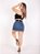 Saia Jeans Cintura Alta Com Cinto - Imagem 4