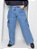 Calça Jeans Cargo Plus Size - Imagem 1