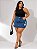 Saia Jeans Plus Size Barra Feita - Imagem 2