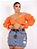 Saia Jeans Plus Size Barra Feita Com Cinto - Imagem 3