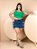 Saia Jeans Plus Size Com Cinto Preto - Imagem 2