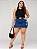 Saia Jeans Plus Size Com Cinto Preto - Imagem 3