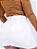 Saia Jeans Plus Size Branca Com Cinto - Imagem 5