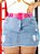 Saia Jeans Plus Size Com Cinto - Imagem 1