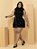 Saia Cargo Plus Size Jeans Preta - Imagem 2